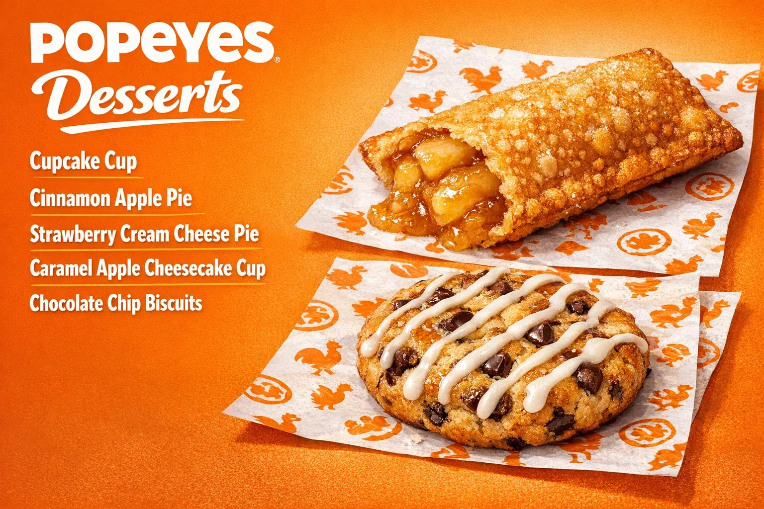 Popeyes Menu With Prices (2026) Updated Combos, Calories & Deals 28 Popeyes Desserts Menu