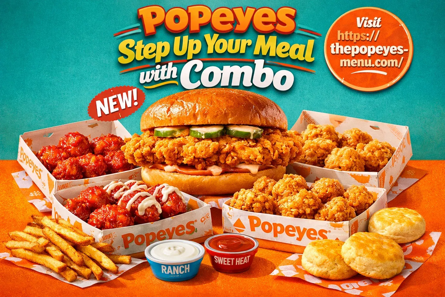 Popeyes Combos Prices 2026 – Updated Menu Deals 1 Popeyes Combo
