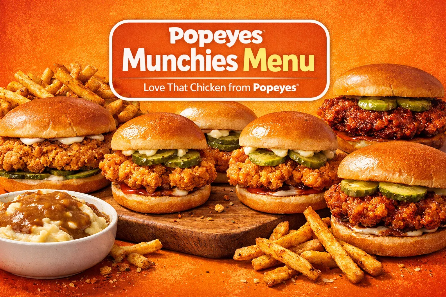 Popeyes Menu With Prices (2026) Updated Combos, Calories & Deals 33 Popeyes Munchies Menu