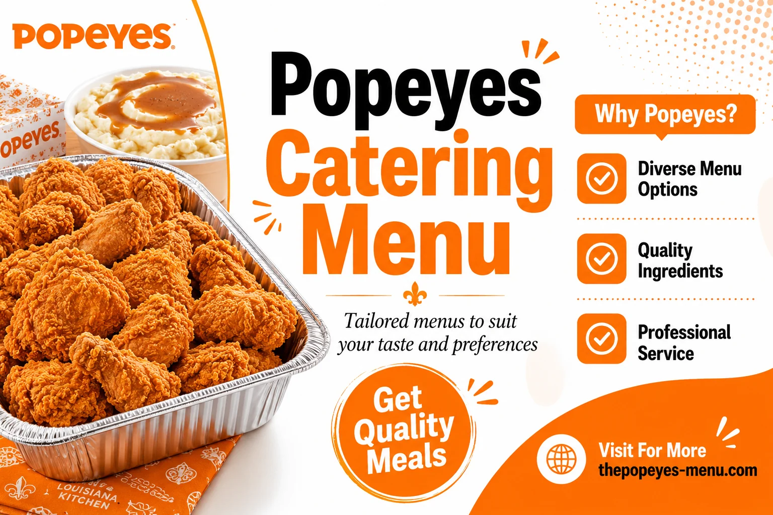Planning a Party? Here’s Why Catering Menu from Popeyes Just Makes Everything Way Easier 1 Catering Menu