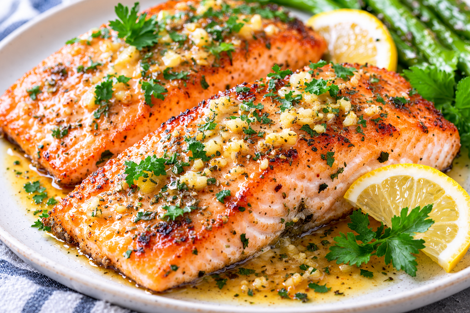 Keto Garlic Butter Baked Salmon – Tender, Flaky & Flavorful 1 19
