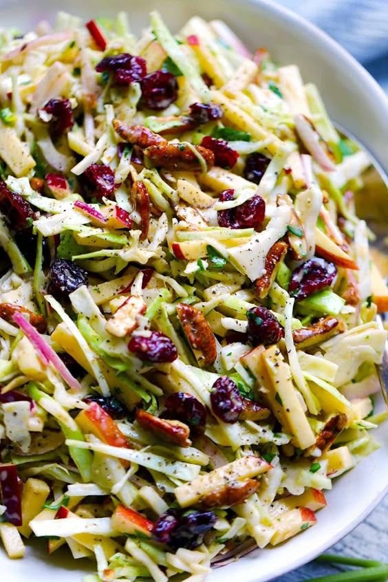 High-Protein Apple Cranberry Coleslaw Recipe with Greek Yogurt 1 Anti Inflammatory Apple Cranberry Coleslaw