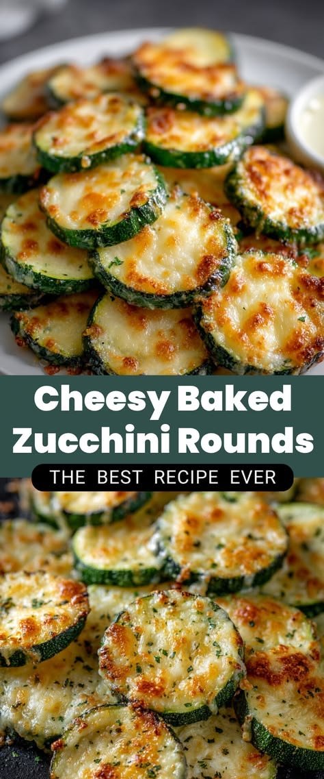 Cheesy Zucchini Rounds — Easy High-Protein Low-Carb Snack 1 Cheesy Zucchini Rounds — Easy High Protein Low Carb Snack