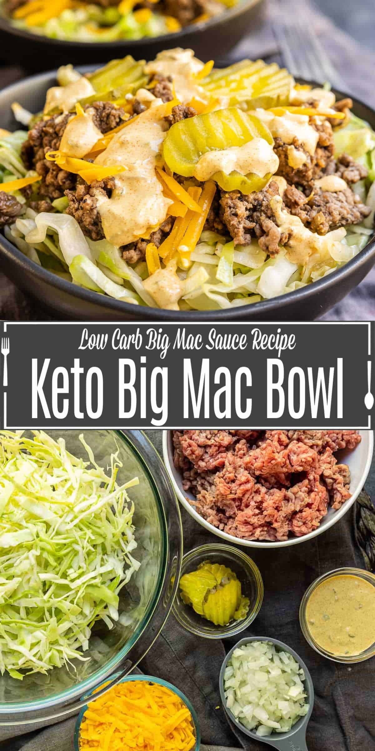 High Protein Big Mac Bowl Recipe – Low Carb Cheeseburger Meal Prep