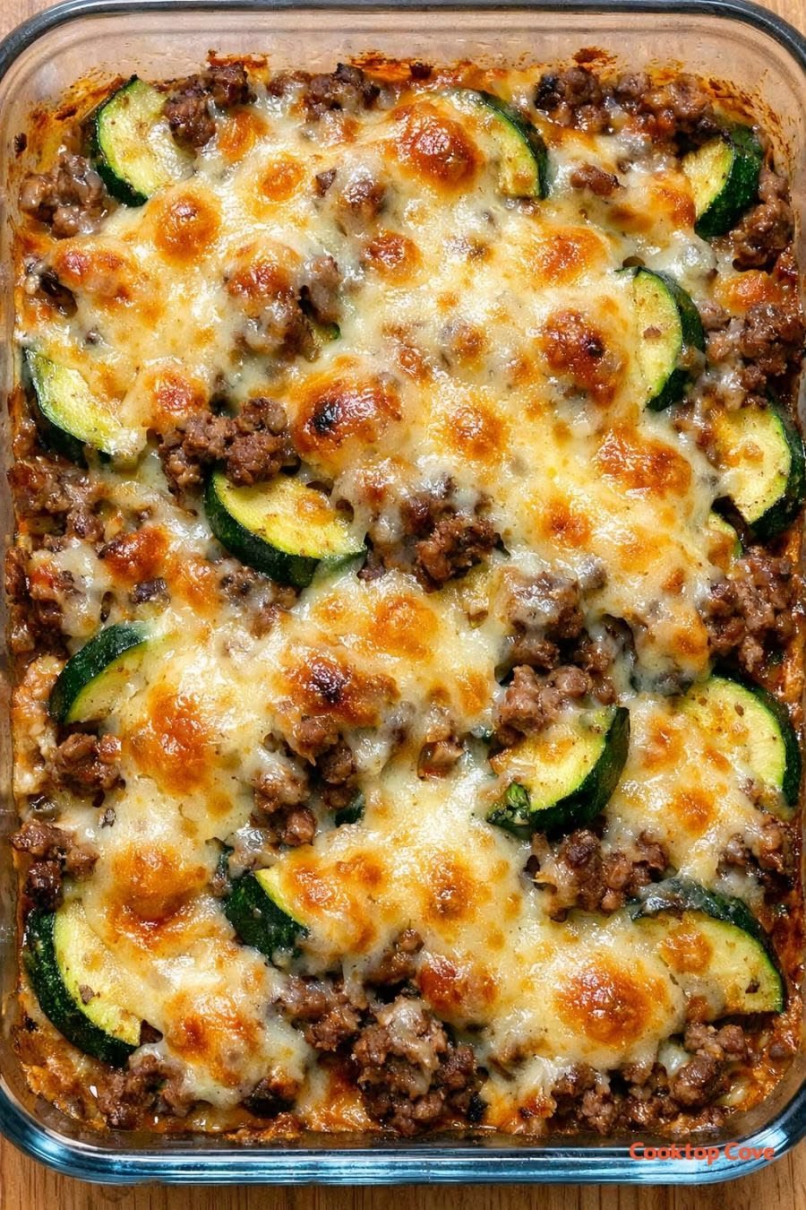 Cheesy High-Protein Zucchini Bake Recipe (Low Carb & Easy) 1 High protein Loaded Zucchini Bake Low Carb