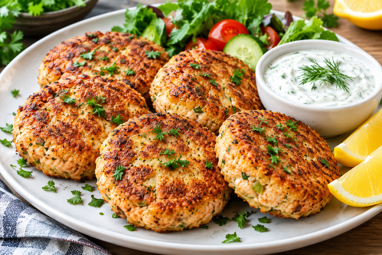Salmon patteis