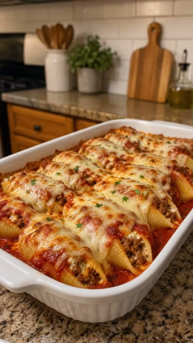 High-Protein Stuffed Jumbo Pasta Shells with Turkey & Ricotta 1 Stuffed Jumbo Pasta Shells