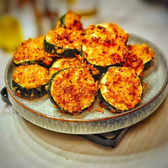 Crispy Air Fryer Zucchini Rounds with Garlic & Cheese 1 images 27