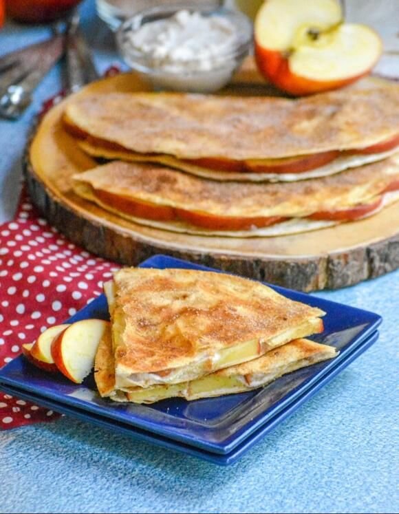 Low-Carb Apple Pie Quesadillas with Cinnamon & Chayote 1 mmm