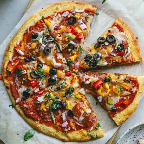2-Ingredient Cottage Cheese Pizza Crust – Crispy, High-Protein & Low-Carb 1 pizza 123