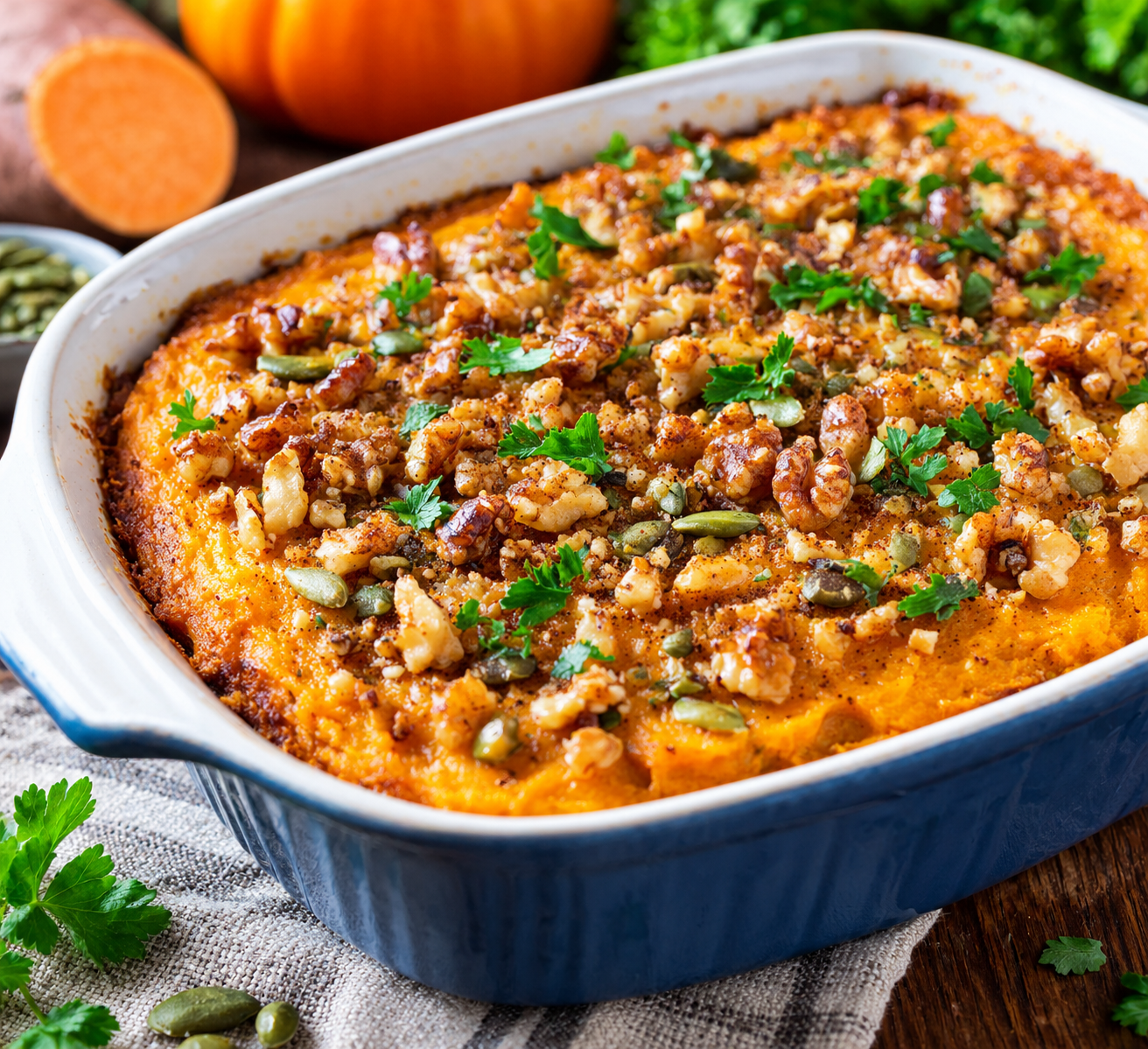 Anti-Inflammatory Sweet Potato Pumpkin Casserole – Healthy & Creamy 1 150