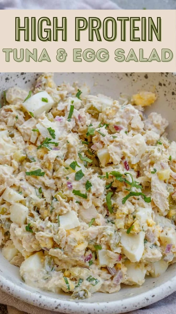 1g Carb High Protein Tuna Salad