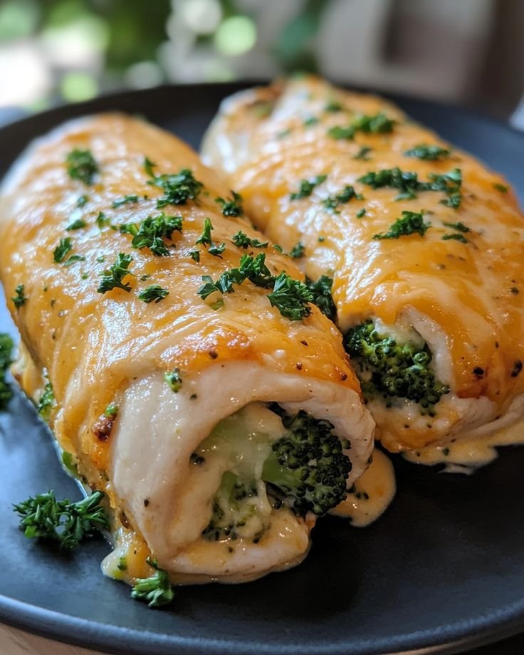 Keto Broccoli Cheddar Chicken Roll-Ups – Easy High-Protein Dinner 1 207