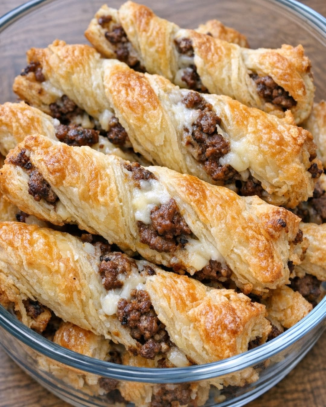 4 Ingredient Beef Puff Pastry Twists