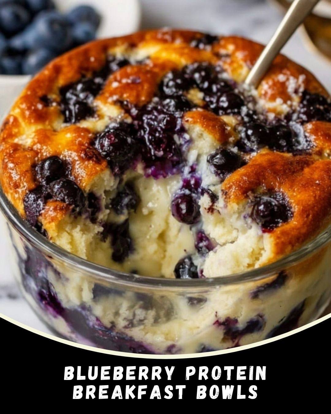 High-Protein Blueberry Baked Oats Recipe with 46g Protein for a Healthy Breakfast 1 46g protein in blueberry baked oats that taste