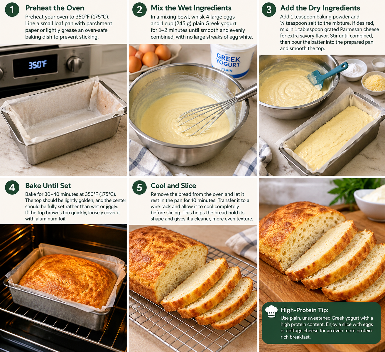 4-Ingredient Keto Yogurt Bread – Soft, Fluffy & No Added Sugar 1 57