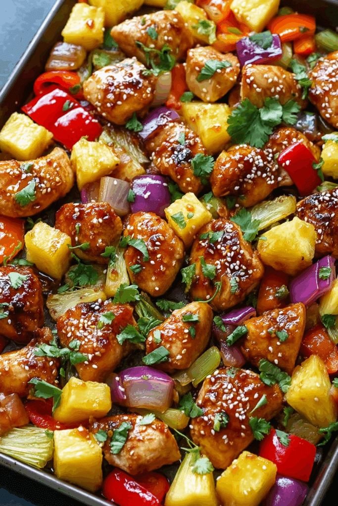 Healthy Hawaiian Chicken Bake – High-Protein One-Pan Meal 1 817e3016c54f2baf49557ccdfc16f9f6