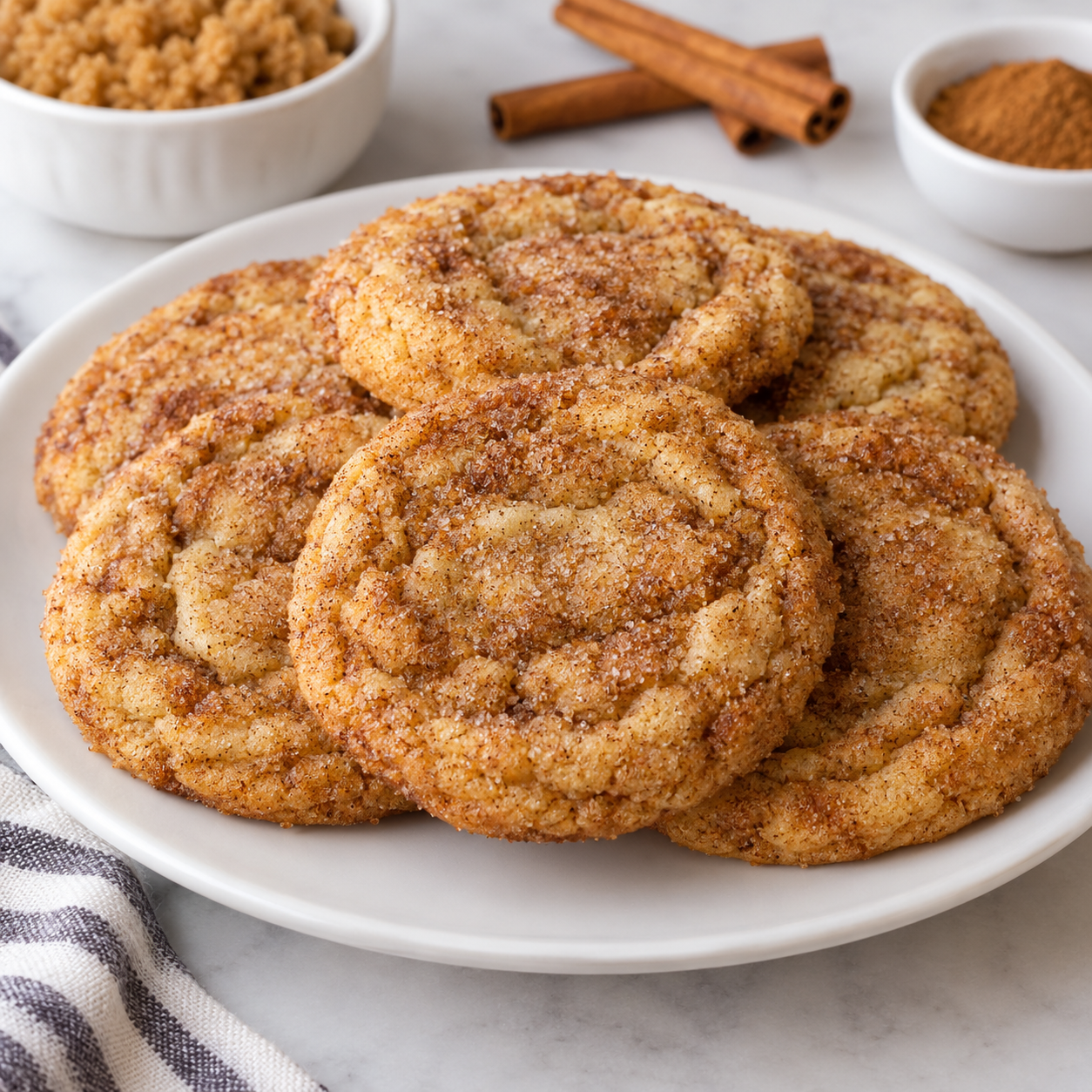 Brown Sugar Cinnamon Cookies – Soft, Chewy & Full of Cinnamon Flavor 1 908
