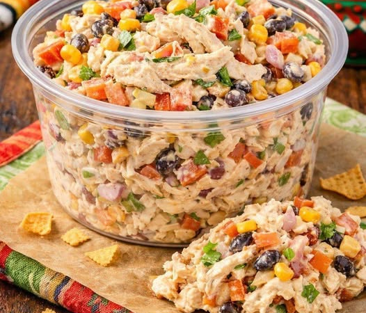 High-Protein Mexican Chicken Salad – A Fresh, Flavorful Low-Carb Lunch 1 BBBBBBBB