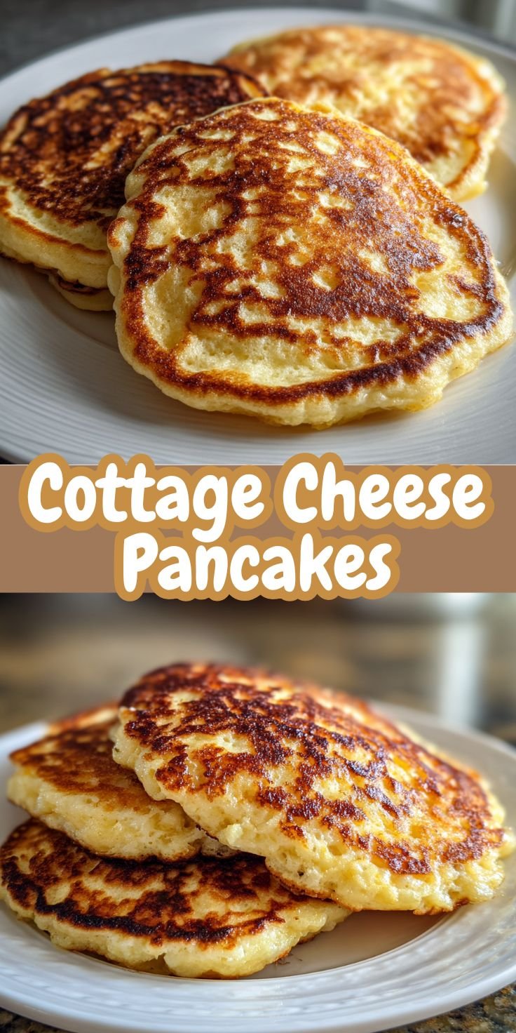 Fluffy Cottage Cheese Oat Pancakes – Easy High-Protein Breakfast 1 Fluffy Cottage Cheese Oat Pancakes