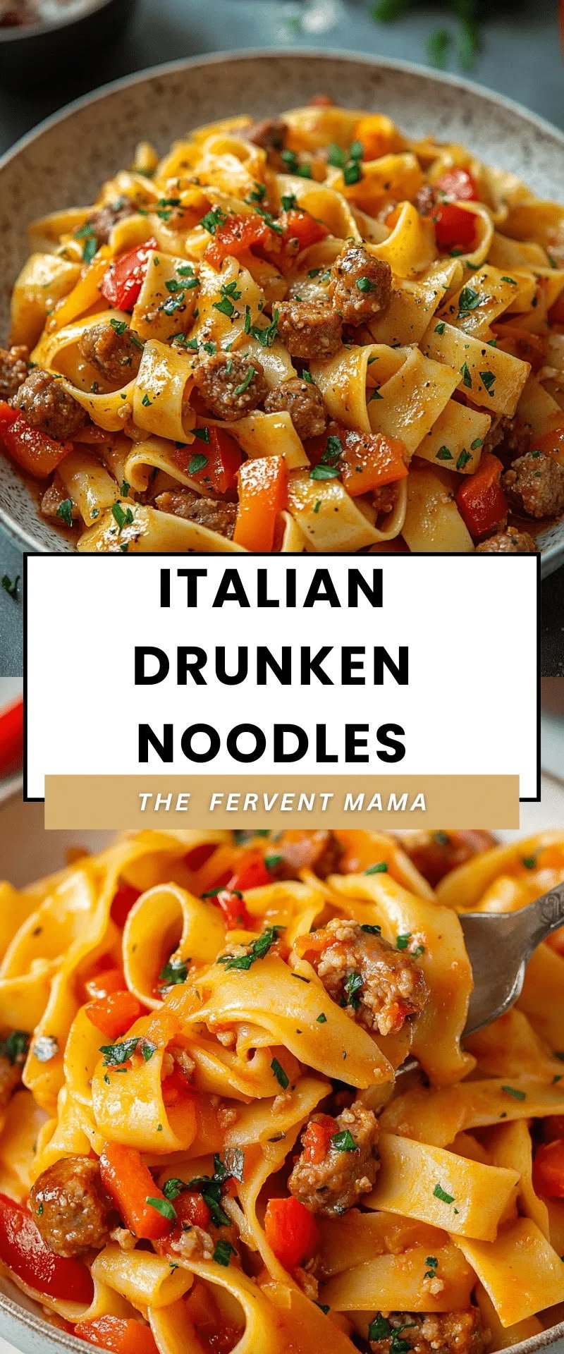 Italian Drunken Noodles – High-Protein Low-Carb Chicken Pasta 1 Italian Drunken Noodles