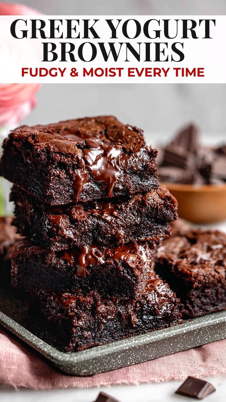 Keto Greek Yogurt Brownies