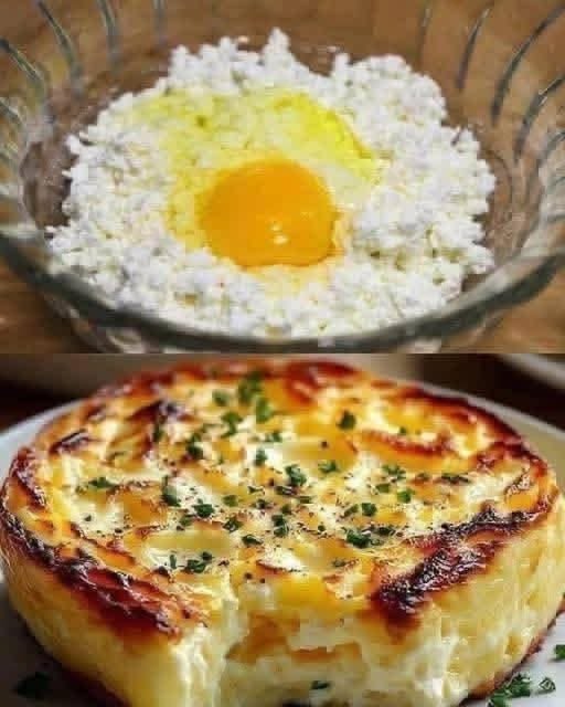 Cottage Cheese Egg Flatbread: 1 Egg + Cottage Cheese, Unreal! 1 One egg. Cottage cheese. Thats it. Unreal 1