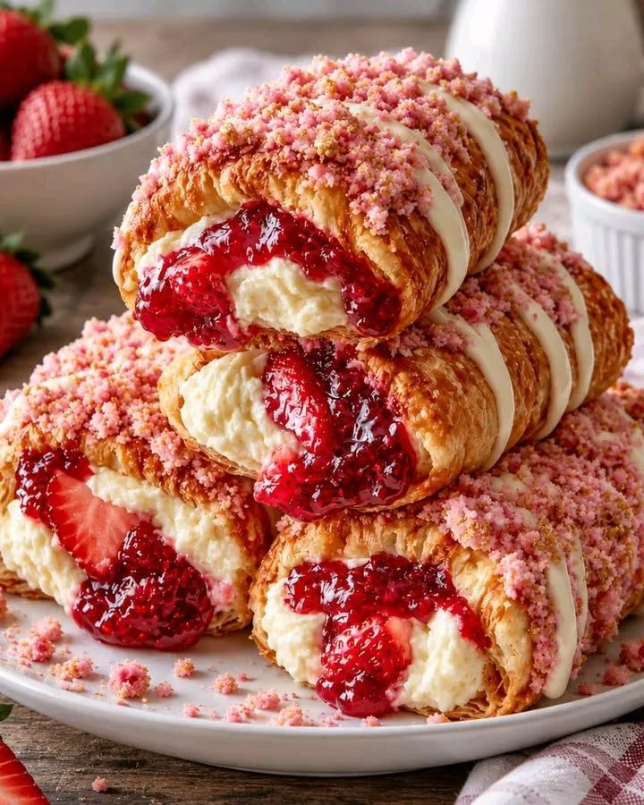 Strawberry Bliss Rolls