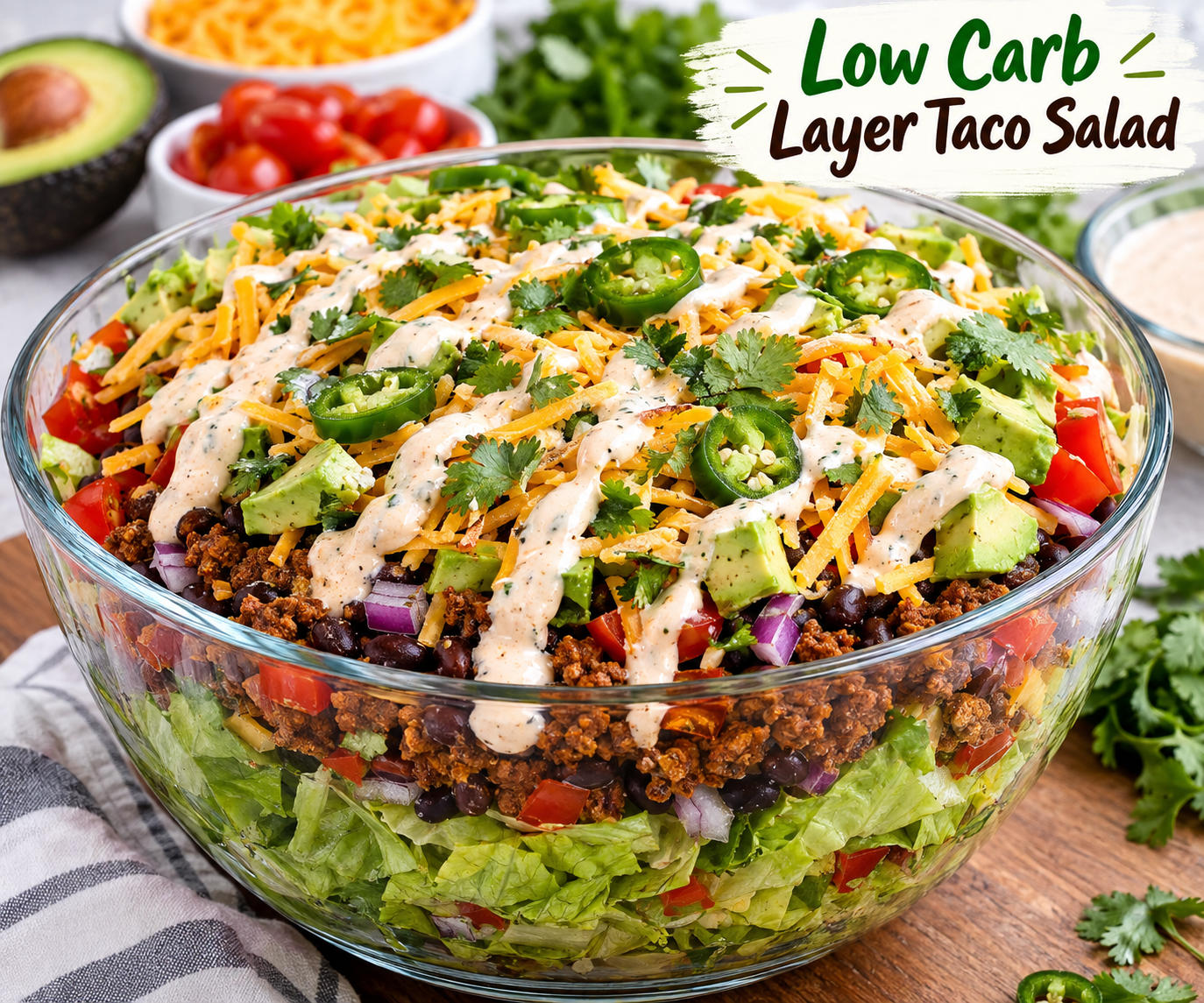 High Protein Low Carb Layered Taco Salad 1 daf95907 7cc9 4707 93b0 edbdd0e8d0e3