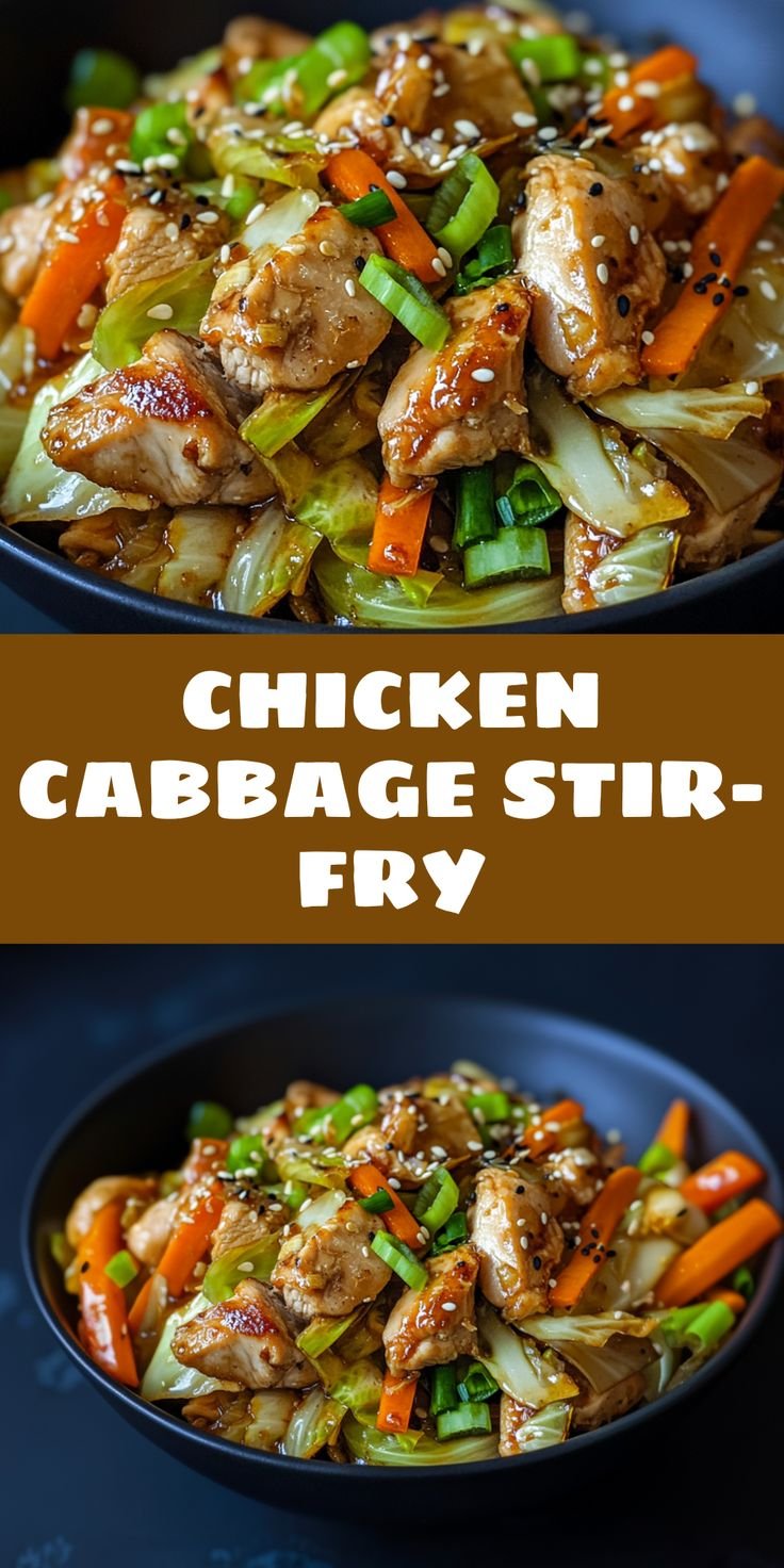 high protein chicken and cabbage skillet quick one pan dinner