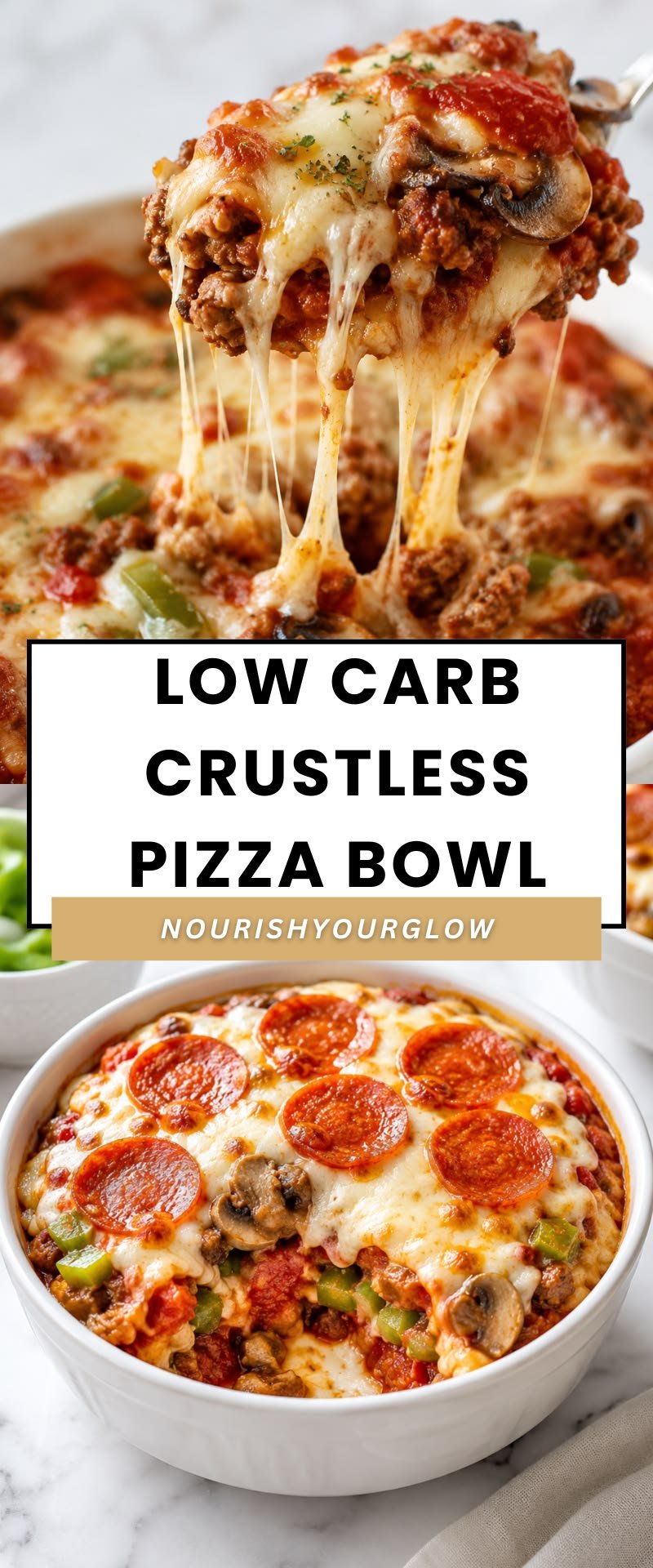 High-Protein Crustless Pizza Bowl – Easy Low-Carb Dinner 1 high protein crustless pizza bowl easy low carb dinner