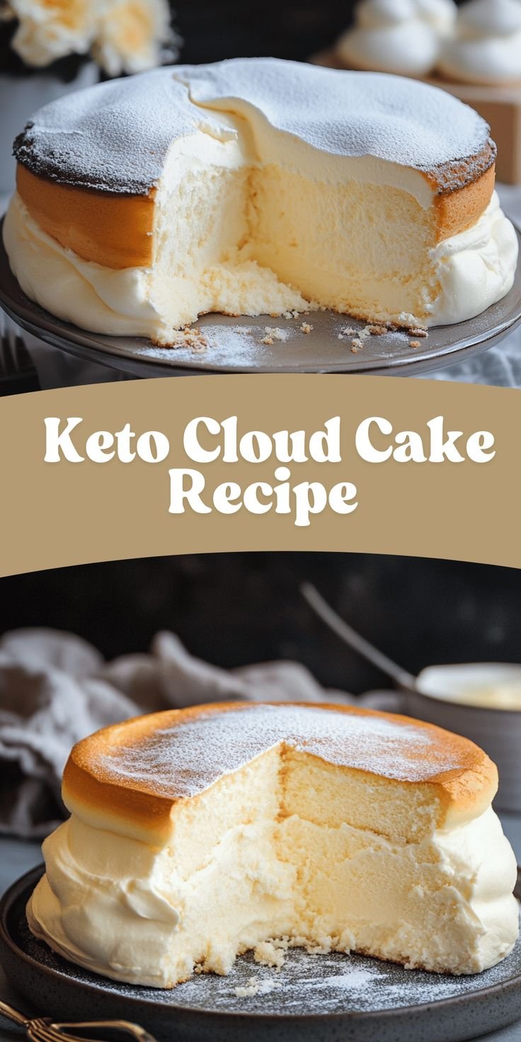 High-Protein Keto Cloud Cake – Fluffy Sugar-Free Low-Carb Recipe 1 high protein keto cloud cake fluffy sugar free low carb
