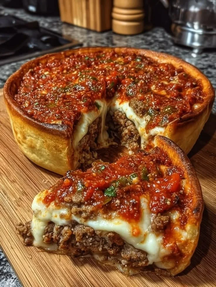 Easy High-Protein Meat Lovers Pizza with Thick Crust and Cheesy Toppings 1 high protein meat lovers pizza with thick crust