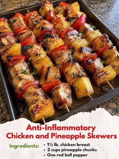 Anti-Inflammatory Chicken and Pineapple Skewers – Juicy, Sweet, and High-Protein 1 image 37