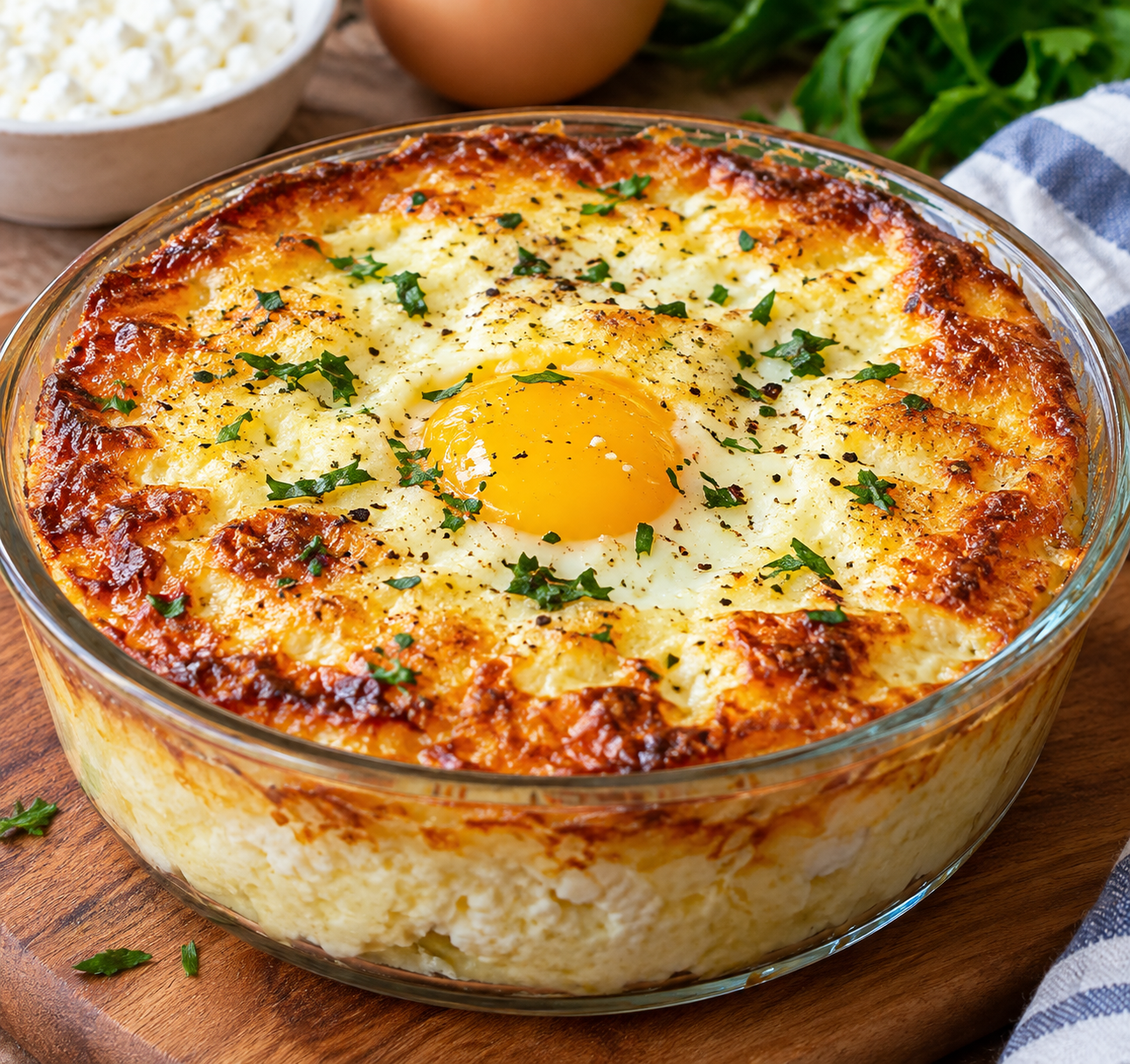 2-Ingredient Cottage Cheese Bake – Low-Carb, Protein-Packed Recipe 1 kkkkkkk0