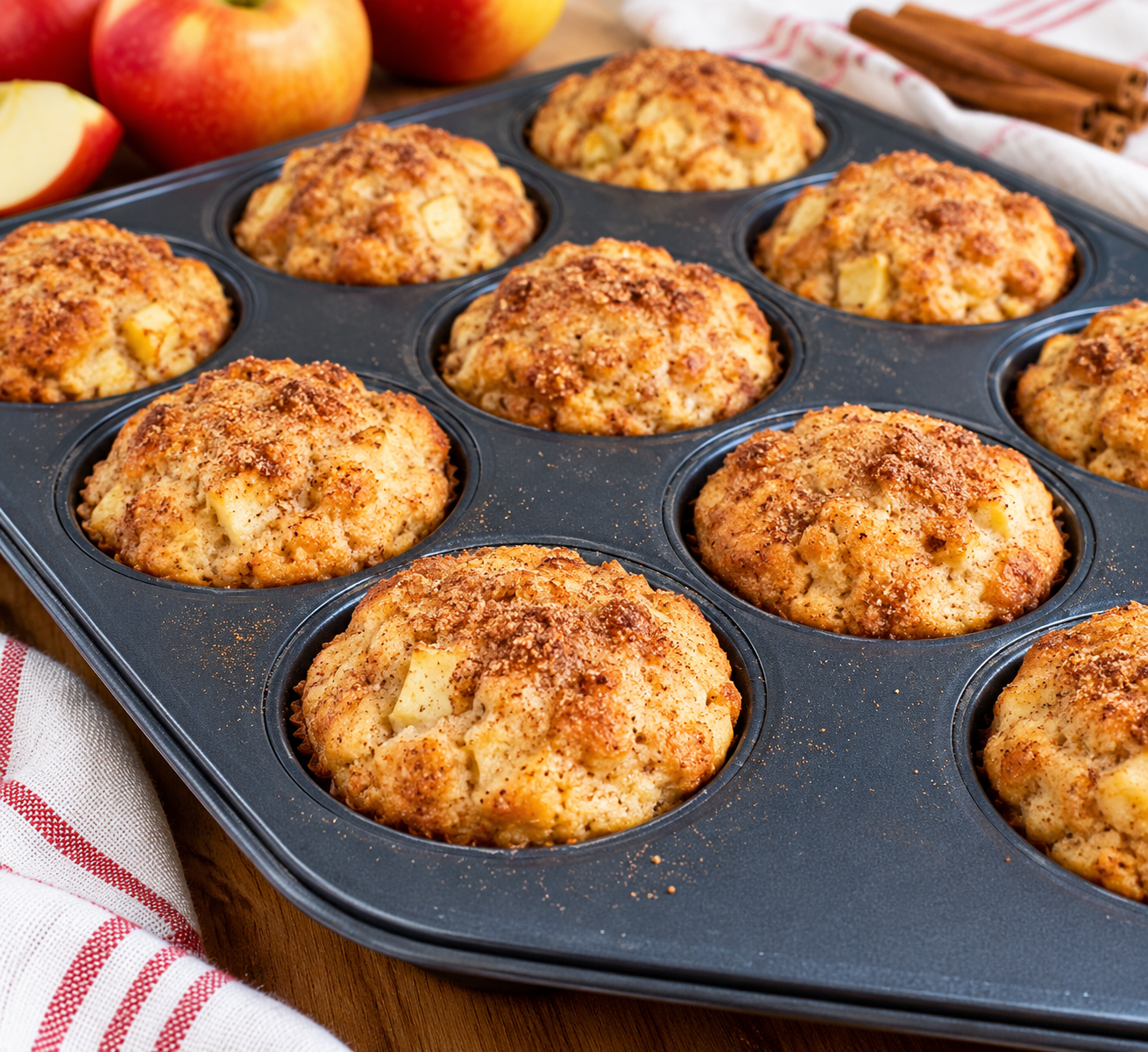Apple Cinnamon Greek Yogurt Muffins – Soft, Moist & Protein-Rich Breakfast Treats 1 y3310